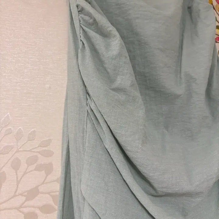 [BUNJANG] 8 Seconds Mint Shirring Long Dress S / 에잇세컨즈 민트 셔링 롱 원피스 S