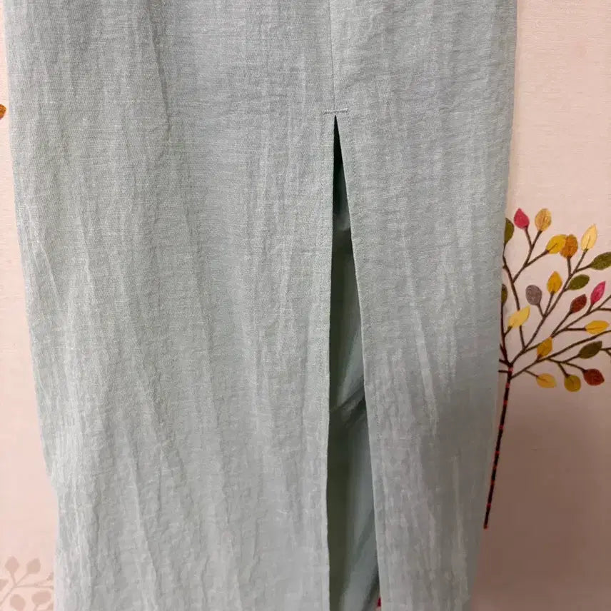 [BUNJANG] 8 Seconds Mint Shirring Long Dress S / 에잇세컨즈 민트 셔링 롱 원피스 S