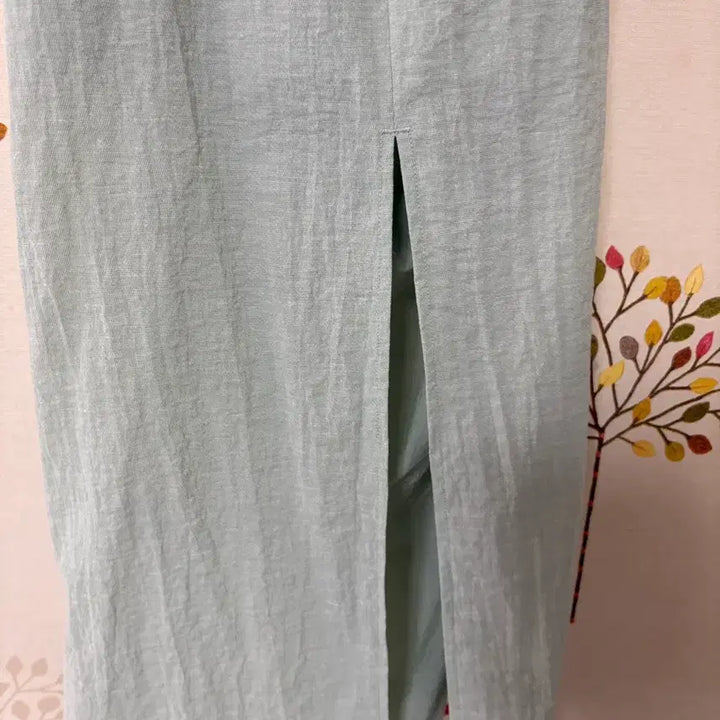[BUNJANG] 8 Seconds Mint Shirring Long Dress S / 에잇세컨즈 민트 셔링 롱 원피스 S