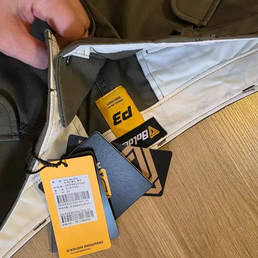 [BUNJANG] BOLDEST Wide Cargo Pants Olive 34 / 새제품 볼디스크 BOLDEST 와이드 카고 팬츠 올리브 34 와일드필드