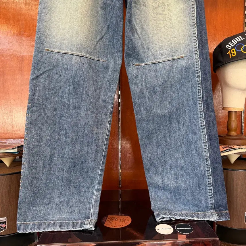 [BUNJANG] Fubu Old School Denim Jeans (Size 34) / 00s 후부 컬렉션 올드스쿨 데님 [ 34 ]