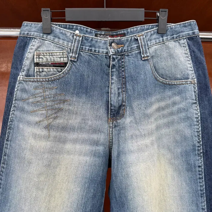 [BUNJANG] Fubu Old School Denim Jeans (Size 34) / 00s 후부 컬렉션 올드스쿨 데님 [ 34 ]
