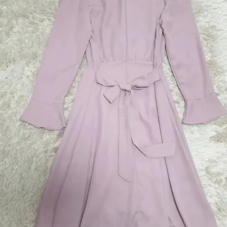 [BUNJANG] Purple Chiffon Frill Dress / (오늘특가) 퍼플 쉬폰 프릴 원피스