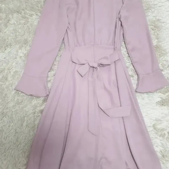 [BUNJANG] Purple Chiffon Frill Dress / (오늘특가) 퍼플 쉬폰 프릴 원피스