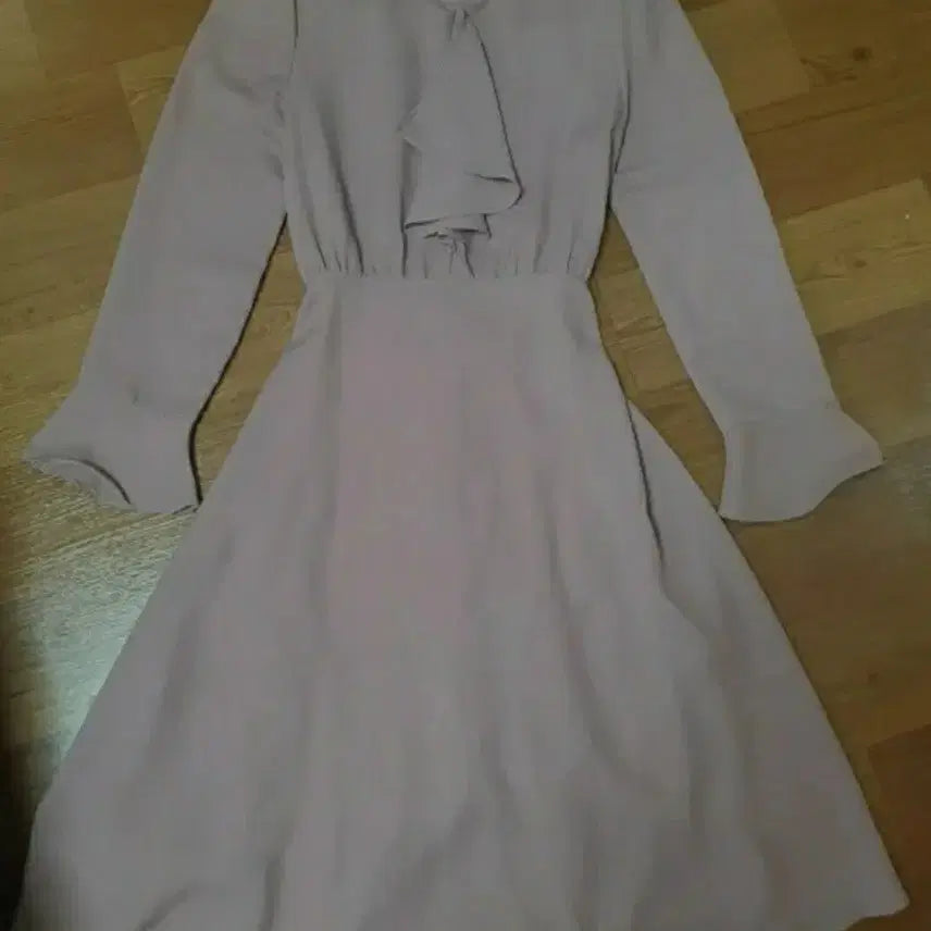 [BUNJANG] Purple Chiffon Frill Dress / (오늘특가) 퍼플 쉬폰 프릴 원피스