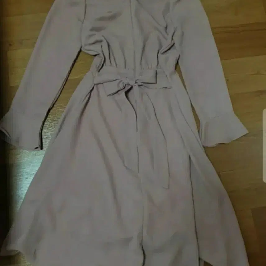 [BUNJANG] Purple Chiffon Frill Dress / (오늘특가) 퍼플 쉬폰 프릴 원피스