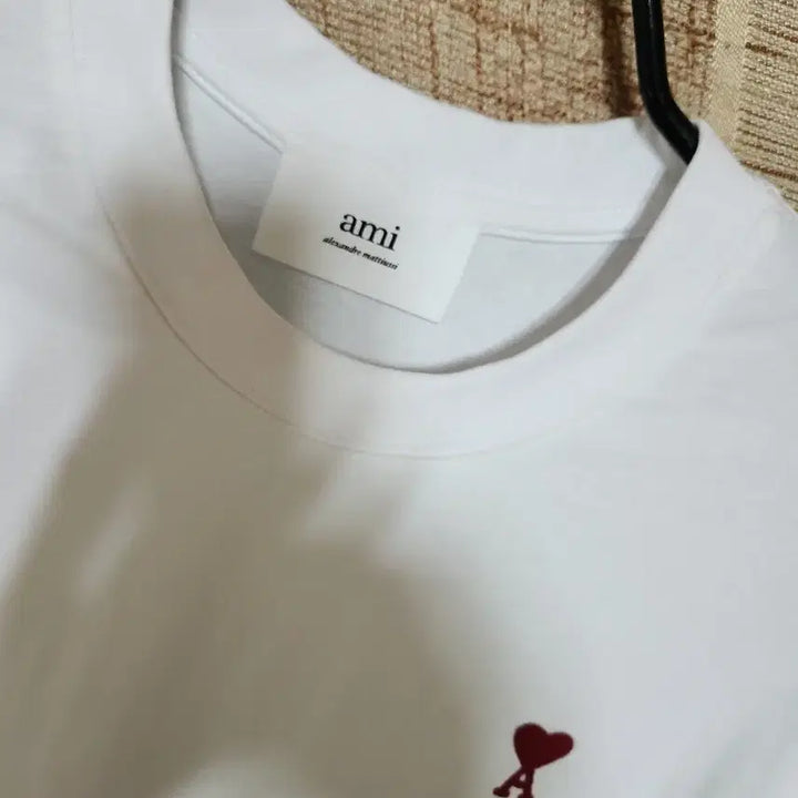 [SOLD OUT] 아미 스몰 하트 반팔 티셔츠 화이트 (S)