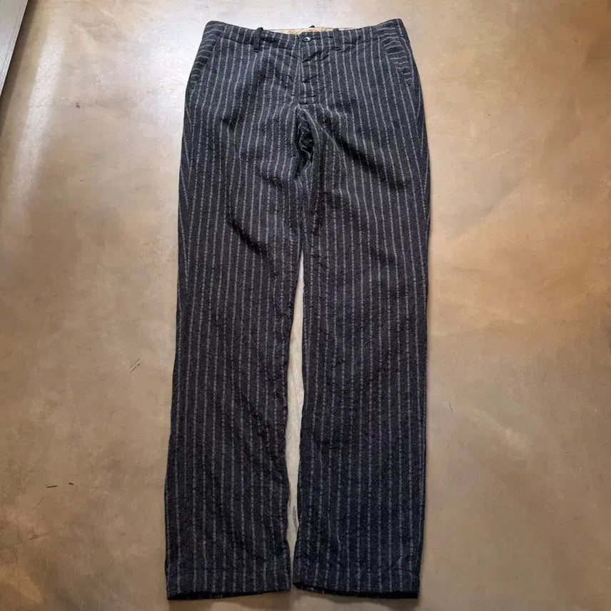 [BUNJANG] Votolo Charcoal Gray Wool Blend Trousers / VOTOLO 챠콜 그레이 울 혼방 트라우저 32 33