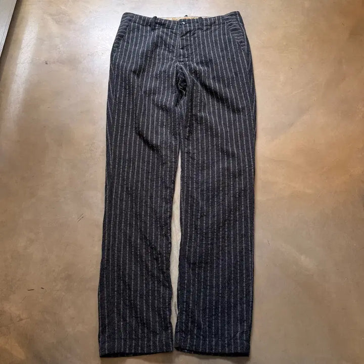 [BUNJANG] Votolo Charcoal Gray Wool Blend Trousers / VOTOLO 챠콜 그레이 울 혼방 트라우저 32 33