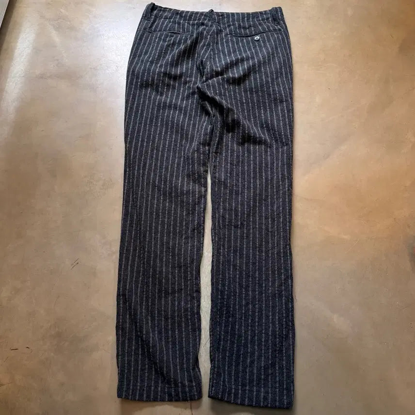 [BUNJANG] Votolo Charcoal Gray Wool Blend Trousers / VOTOLO 챠콜 그레이 울 혼방 트라우저 32 33