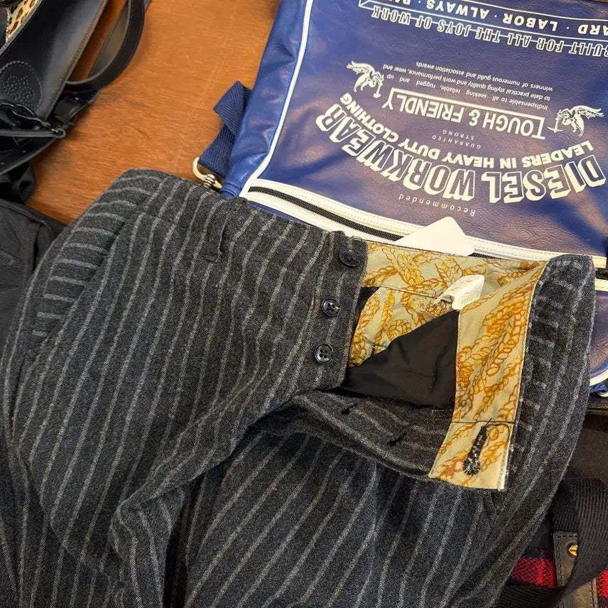 [BUNJANG] Votolo Charcoal Gray Wool Blend Trousers / VOTOLO 챠콜 그레이 울 혼방 트라우저 32 33