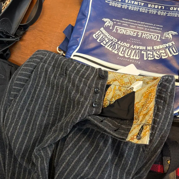 [BUNJANG] Votolo Charcoal Gray Wool Blend Trousers / VOTOLO 챠콜 그레이 울 혼방 트라우저 32 33