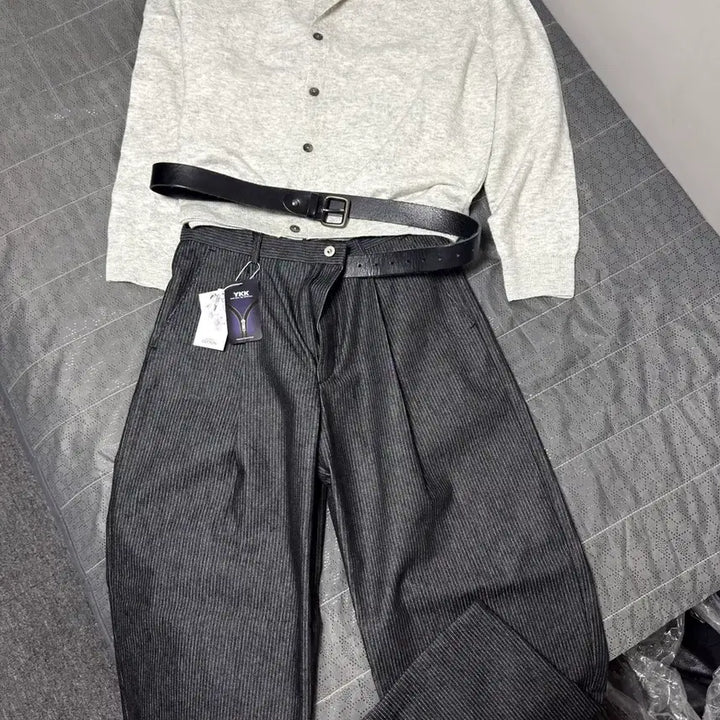 [BUNJANG] Stripe Denim Pants / (새상품)스트라이프 데님 바지