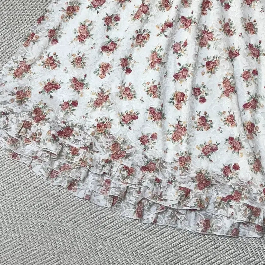 [BUNJANG] COLZA Floral Short Sleeve Dress / 빈티지 히메갸루 히메카지 콜자 반팔 원피스 리즈리사 엑시즈팜 stc