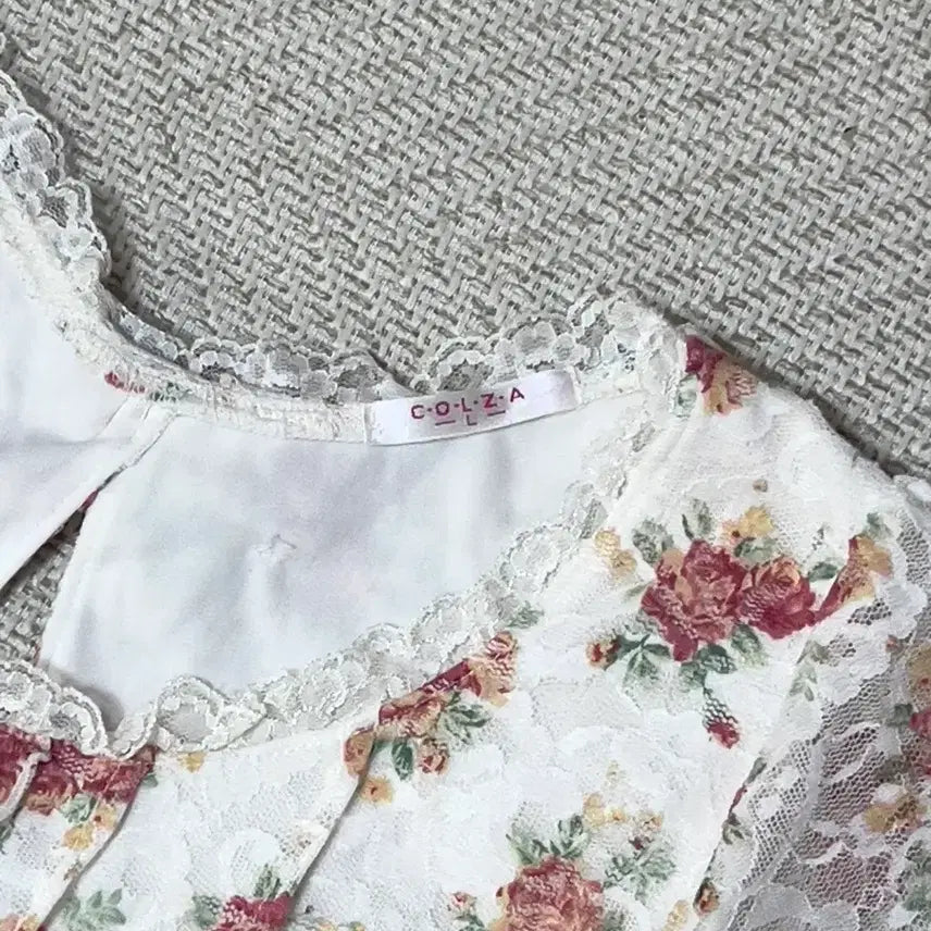 [BUNJANG] COLZA Floral Short Sleeve Dress / 빈티지 히메갸루 히메카지 콜자 반팔 원피스 리즈리사 엑시즈팜 stc