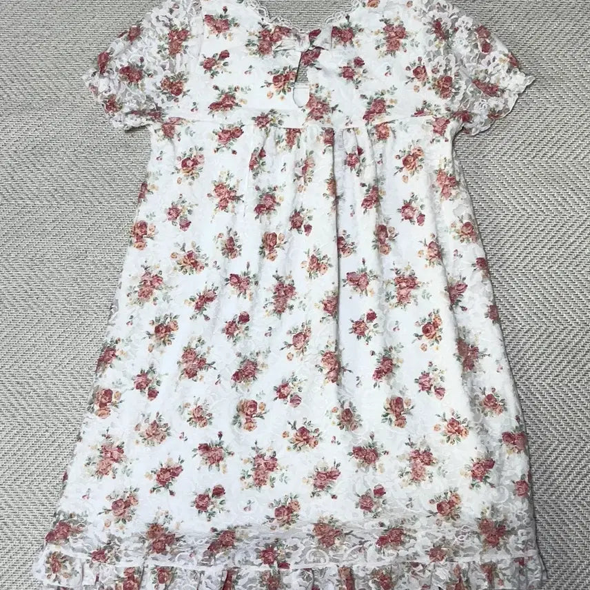 [BUNJANG] COLZA Floral Short Sleeve Dress / 빈티지 히메갸루 히메카지 콜자 반팔 원피스 리즈리사 엑시즈팜 stc