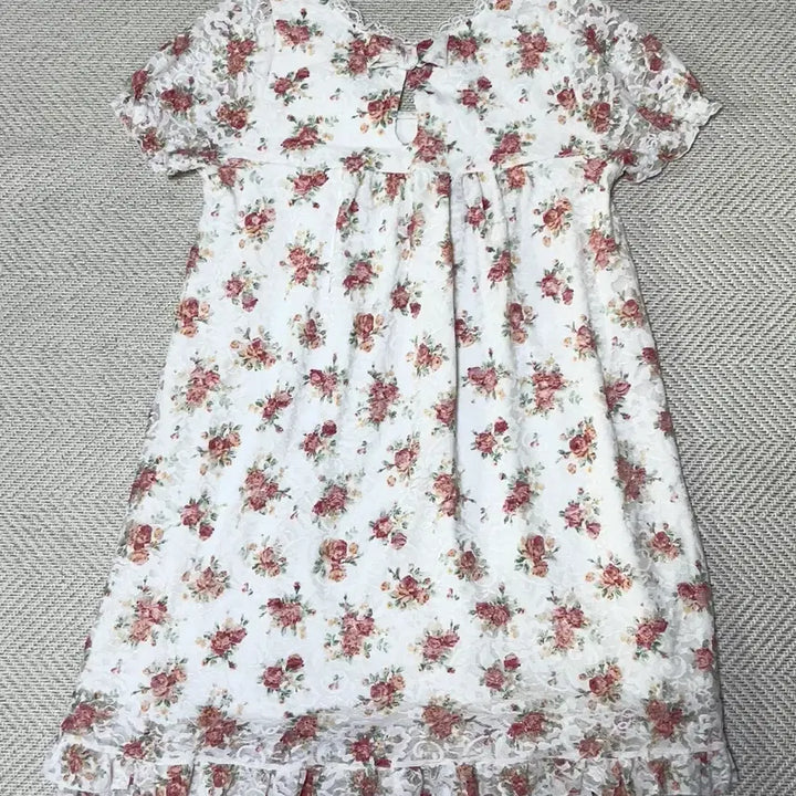 [BUNJANG] COLZA Floral Short Sleeve Dress / 빈티지 히메갸루 히메카지 콜자 반팔 원피스 리즈리사 엑시즈팜 stc