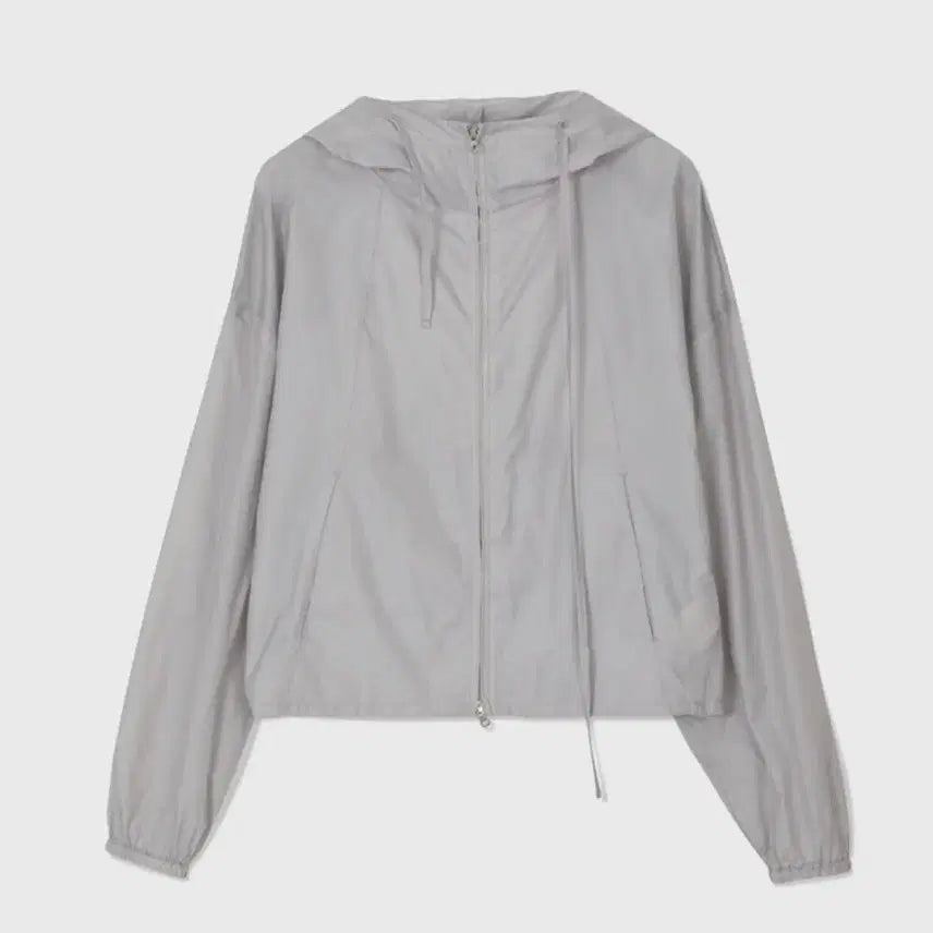 [BUNJANG] Burmula Glossy Hoodie Anorak Grey / 버뮬라 글로시 후디 아노락 그레이s