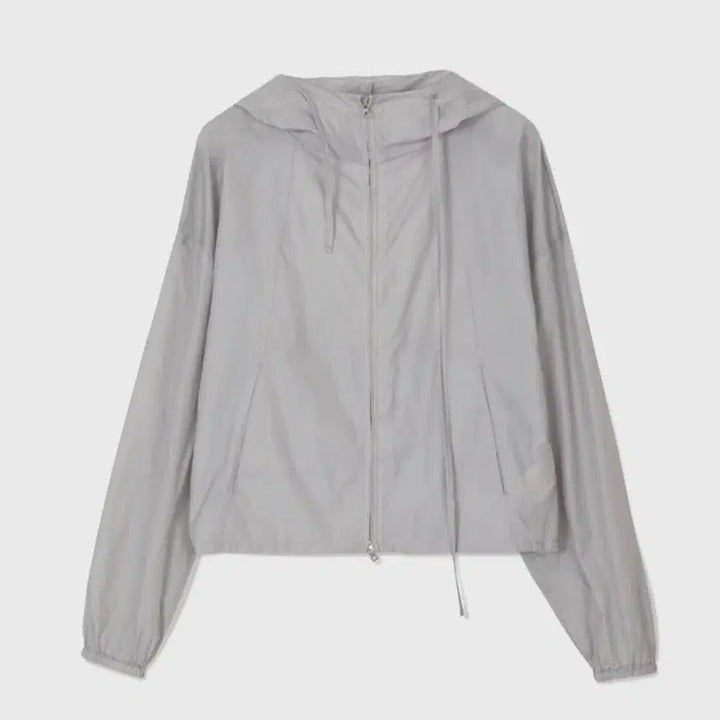 [BUNJANG] Burmula Glossy Hoodie Anorak Grey / 버뮬라 글로시 후디 아노락 그레이s