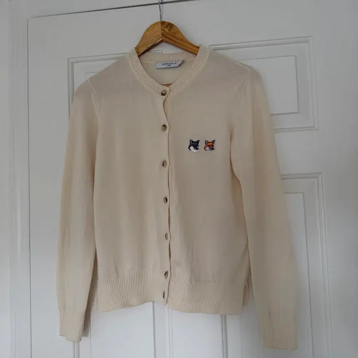 [SOLD OUT] 메종키츠네 가디건 더블폭스 아이보리 S 사이즈