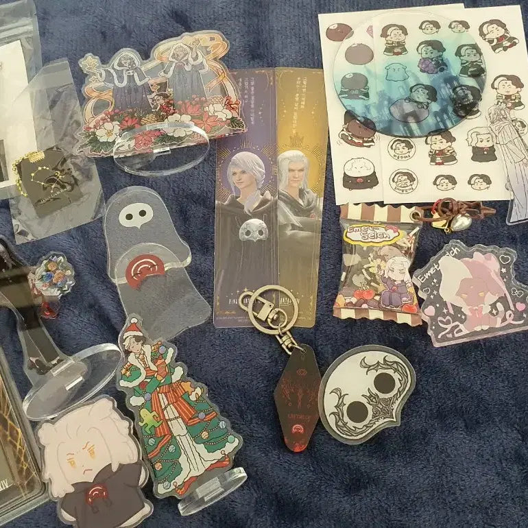 [BUNJANG] Final Fantasy XIV Azem and Emet-Selch Goods Bundle Set / 파판14 아젬 소크 대박카페 외 굿즈 일괄
