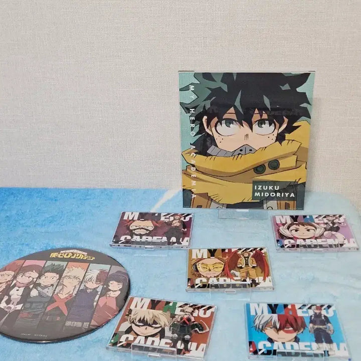 [BUNJANG] My Hero Academia Acrylic Stand &amp; Large Can Badge Bundle Set / 일괄) 히로아카 제일복권 아크릴스탠드, 대형캔뱃지 판매