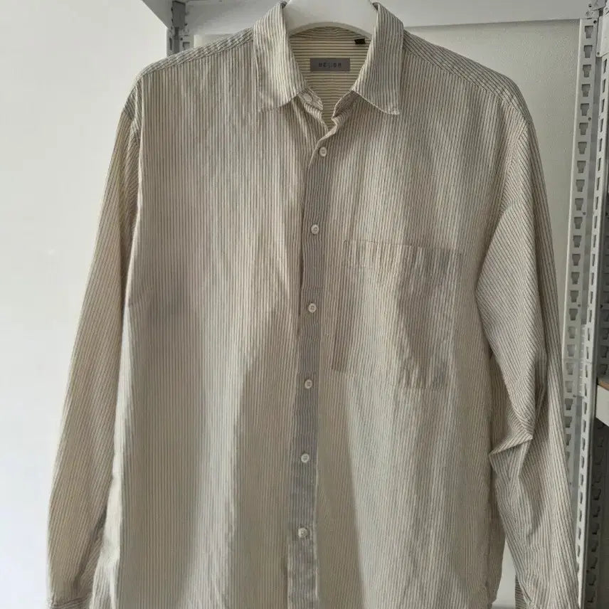 [BUNJANG] Bellerie Striped Shirt 105 Size / 벨리에 스트라이프 셔츠 105사이즈 판매