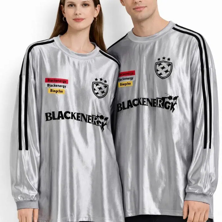 [SOLD OUT] Blackenergy 실버 롱 슬리브 티셔츠