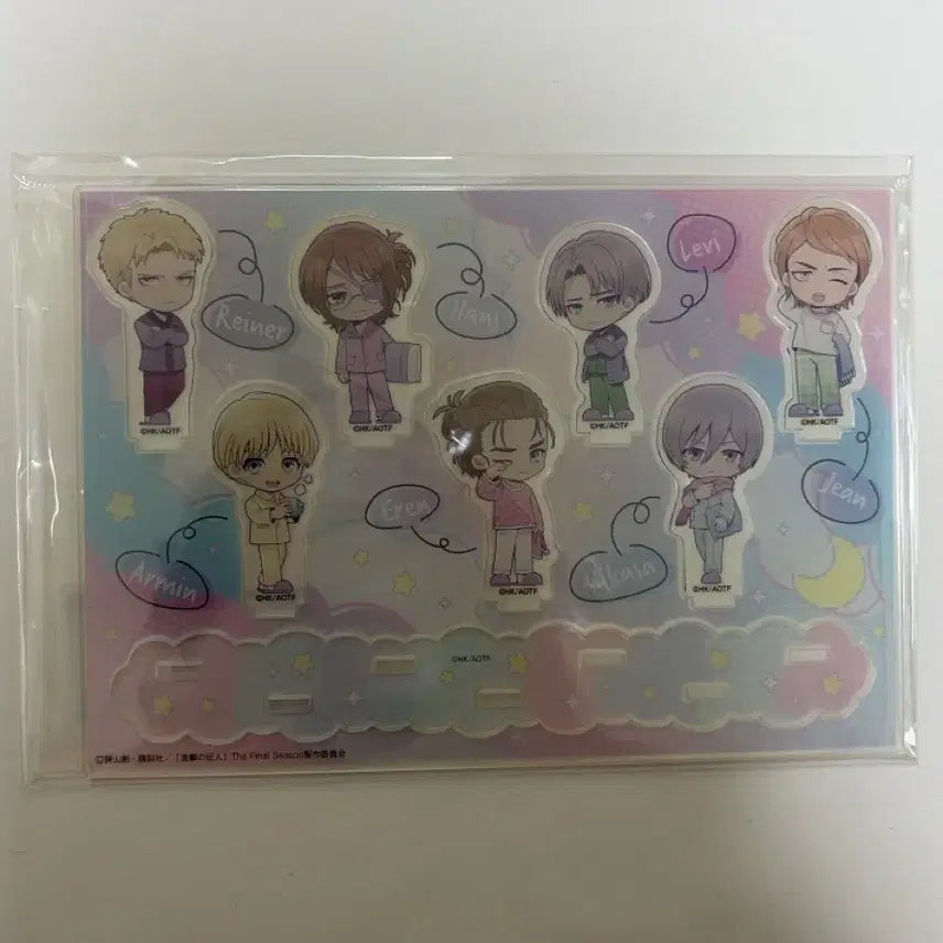 [BUNJANG] Attack on Titan Acrylic Stand Set / 진격의 거인 진격거 리바이 엘빈 에렌 미카사 아르민 한지 라이너 아크릴