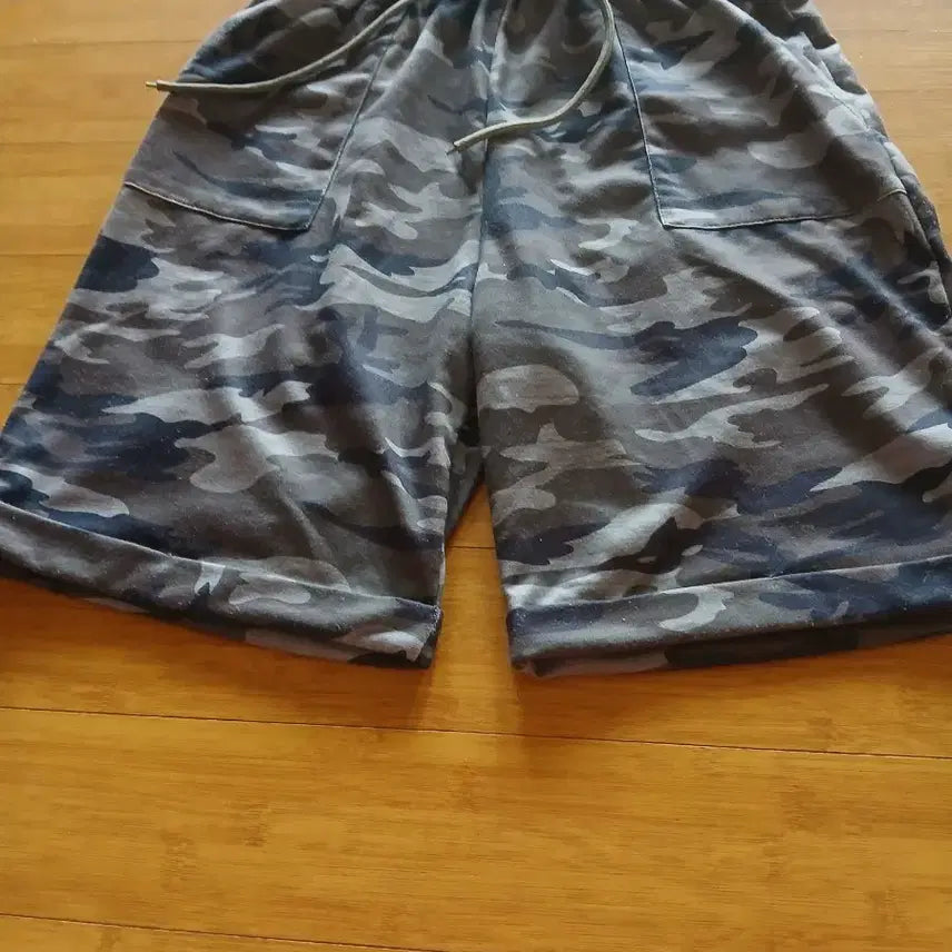 [BUNJANG] Camouflage 5-Part Shorts / 카모플라쥬 반바지 5부
