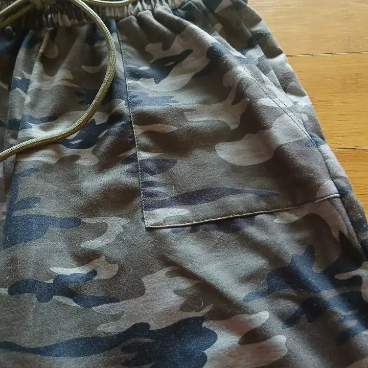 [BUNJANG] Camouflage 5-Part Shorts / 카모플라쥬 반바지 5부
