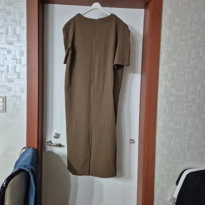 [SOLD OUT] 가격인하~~marant 브라운컬러 반팔 롱 원피스