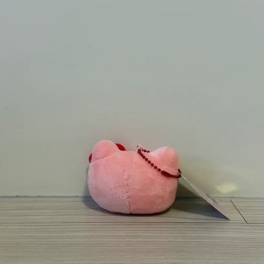 [BUNJANG] Sanrio Hello Kitty Face Plush Keychain (Red) / 산리오 키티 얼굴 인형 키링 (레드)