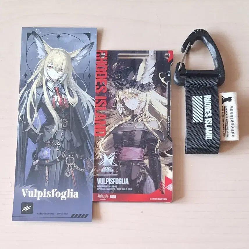 [BUNJANG] Arknights 2025 Concert Folia Acrylic Pass &amp; Bookmark Bundle / 명일방주 2025 음악회 불피스 폴리아 아크릴 통행증 명방 지류 책갈피