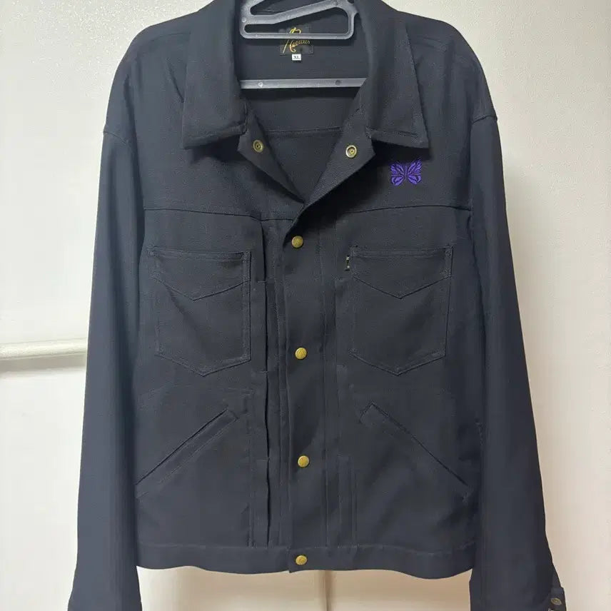 [BUNJANG] Needles Penny Jean Jacket Black XL / 니들스 페니진자켓 블랙 XL 팝니다