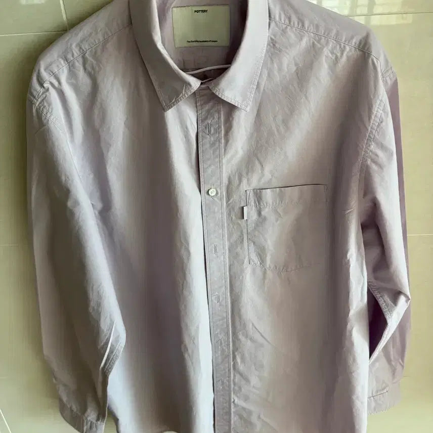 [BUNJANG] Pottery Linen Shirt Flower Size 1 / 포터리 린넨 셔츠 플라워  사이즈 1