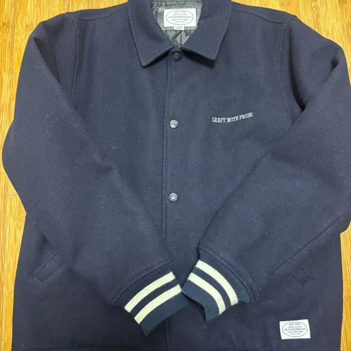[BUNJANG] Neighborhood Stadium Jacket Navy L / 네이버후드 스타디움 자켓 네이비 L 팝니다