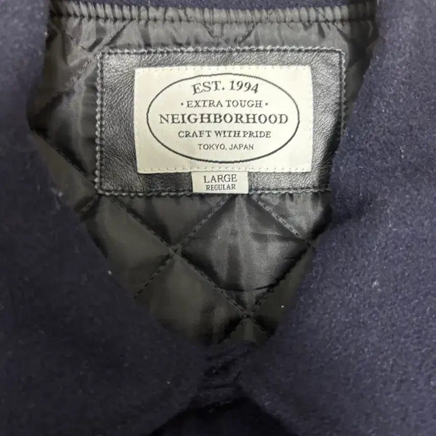 [BUNJANG] Neighborhood Stadium Jacket Navy L / 네이버후드 스타디움 자켓 네이비 L 팝니다