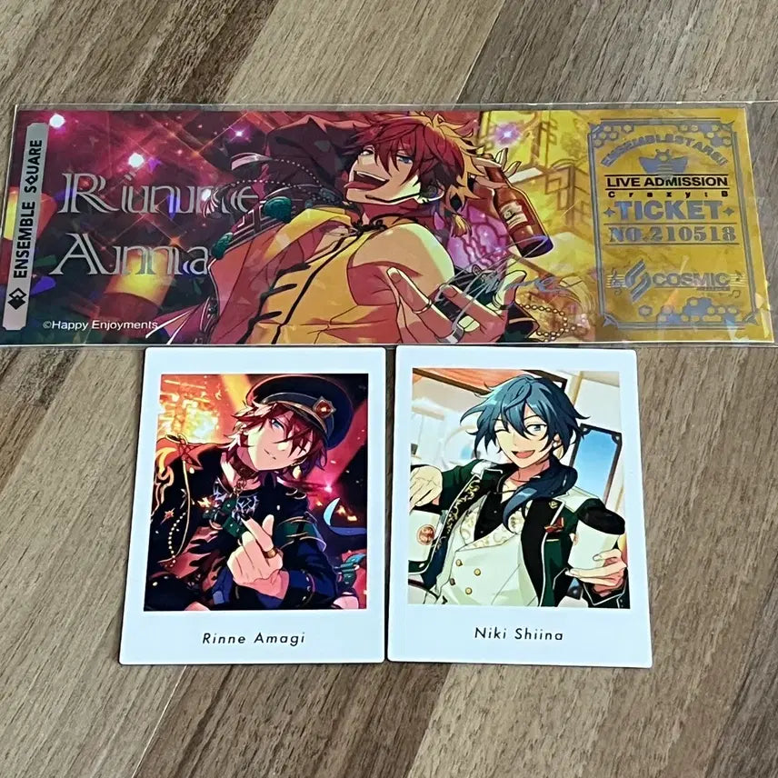 [BUNJANG] Ensemble Stars Crazy:B Rinne Niki Live Ticket POB Bundle Set / 앙스타 크레이지비 린네 니키 라이브 티켓 파샤 일괄 판매