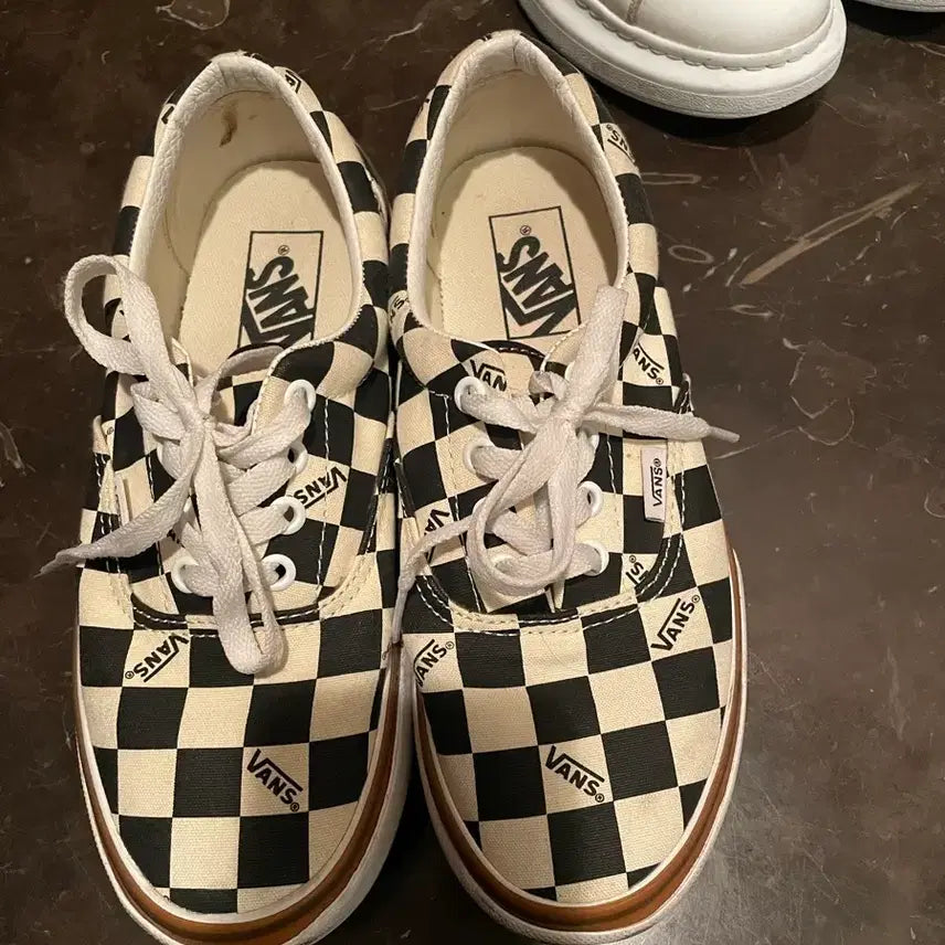[BUNJANG] Vans Stacked Era Checkerboard Sneakers / 반스 스텍트에라 운동화