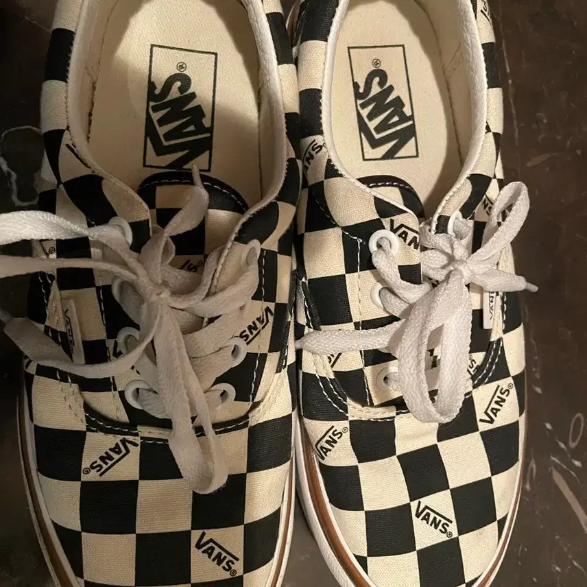 [BUNJANG] Vans Stacked Era Checkerboard Sneakers / 반스 스텍트에라 운동화