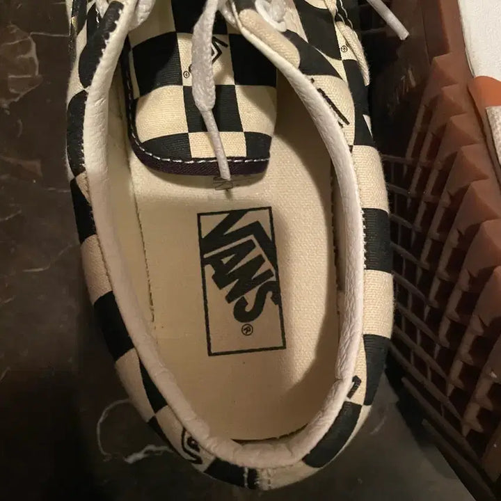 [BUNJANG] Vans Stacked Era Checkerboard Sneakers / 반스 스텍트에라 운동화