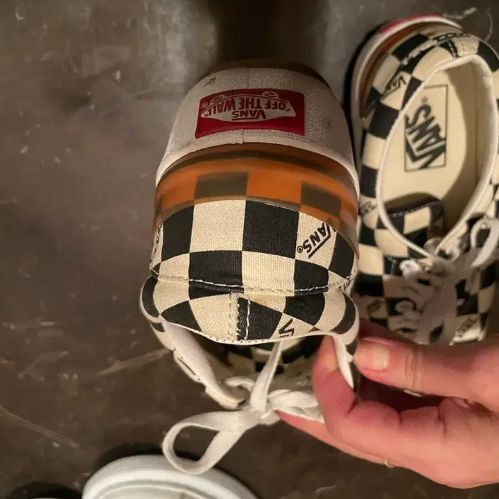 [BUNJANG] Vans Stacked Era Checkerboard Sneakers / 반스 스텍트에라 운동화