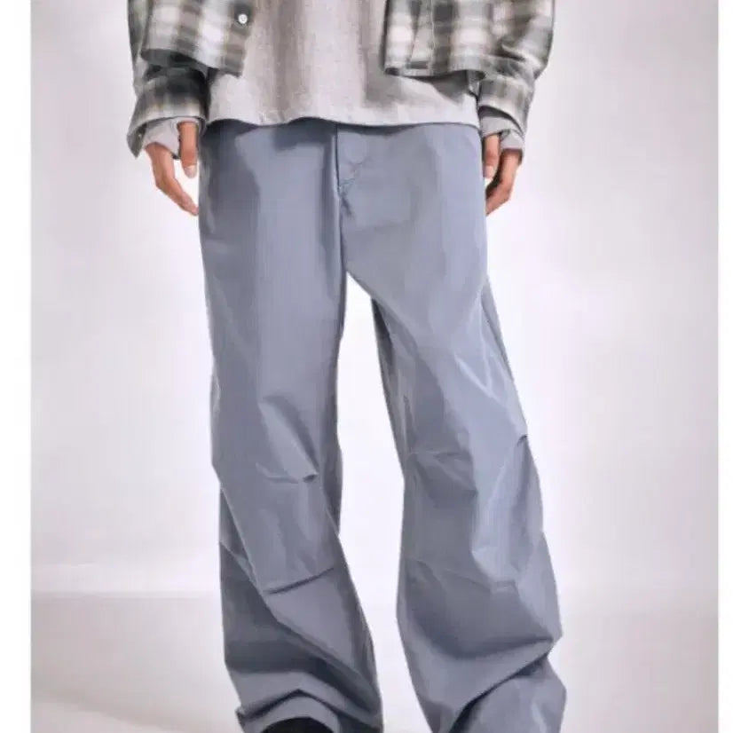 [BUNJANG] Hatching Room Snow Pants Blue Gray Wide Fit / 해칭룸 스노우팬츠 블루 그레이 4사이즈 라지