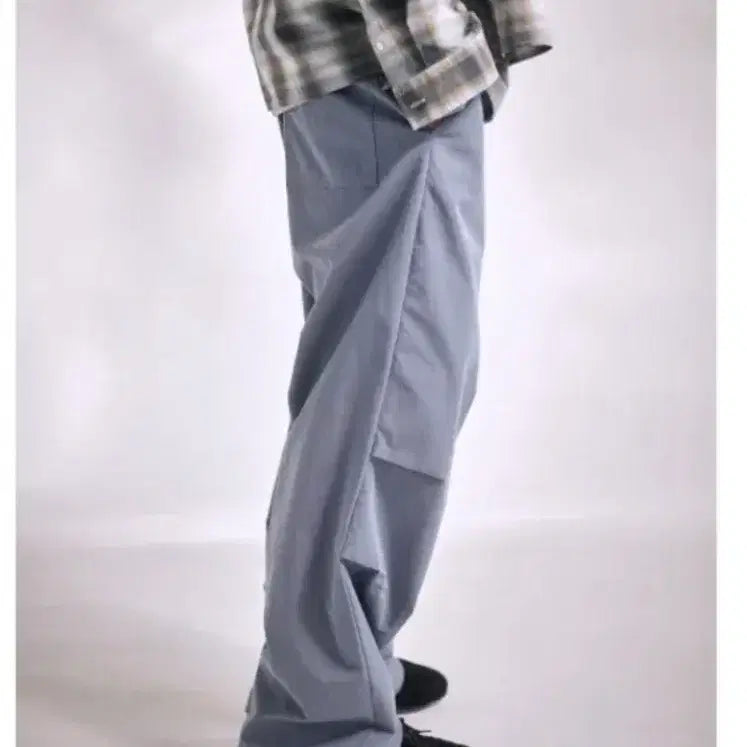 [BUNJANG] Hatching Room Snow Pants Blue Gray Wide Fit / 해칭룸 스노우팬츠 블루 그레이 4사이즈 라지