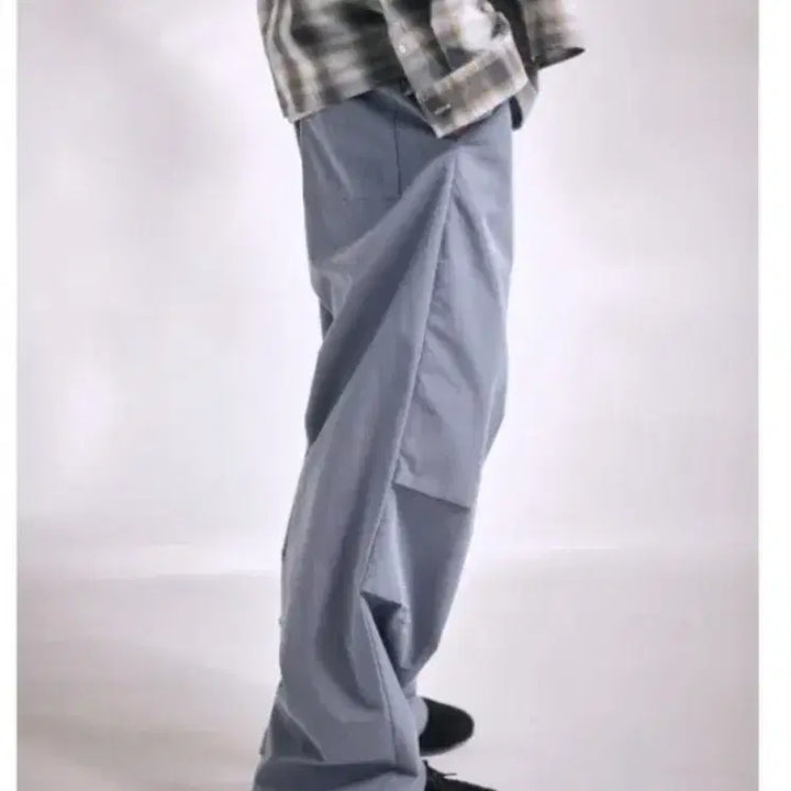 [BUNJANG] Hatching Room Snow Pants Blue Gray Wide Fit / 해칭룸 스노우팬츠 블루 그레이 4사이즈 라지