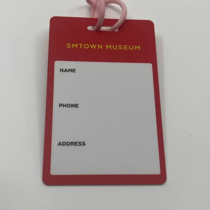 [BUNJANG] SHINee SM Museum Card Necklace / 샤이니 6집 The Story Of Light SM 뮤지엄 카드 목걸이