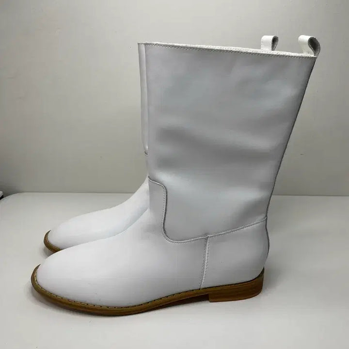 [BUNJANG] MS Apparel Genuine Leather Mid Boots 250 / MS어패럴 리얼 소가죽 미들부츠 250사이즈