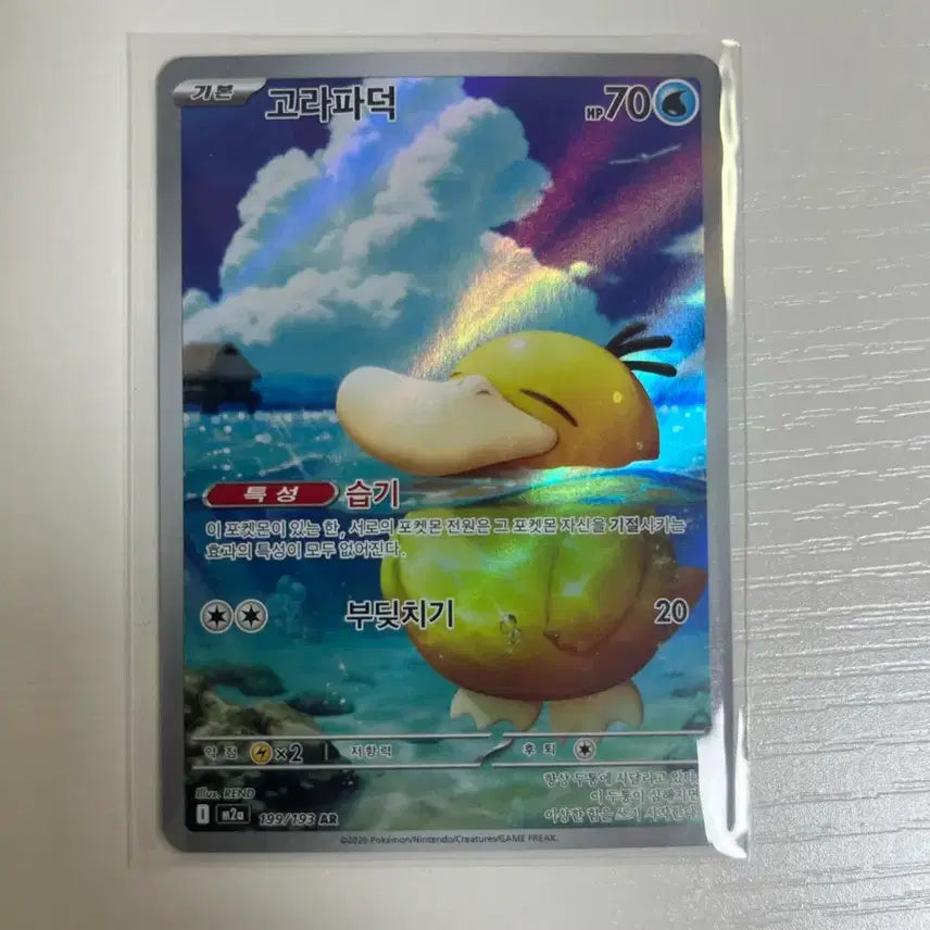 [BUNJANG] Pokemon AR Cards / 고라파덕ar, 꼬몽울ar