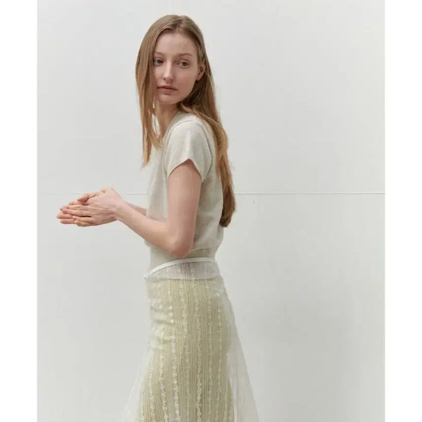 [BUNJANG] Soiree Lace Skirt / 쏘이르 레이스 스커트